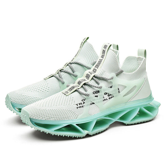 Fluorescent Sports Shock Absorption Running Shoes Spring Shoes Running Shoes