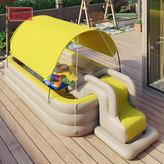 Inflatable Large Pools for Family with Slide
