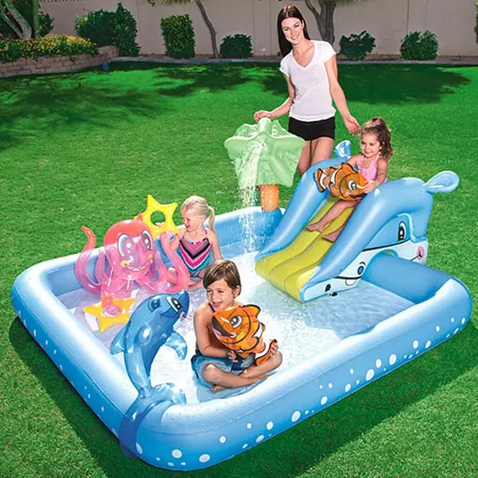 Premium Children's Water Slides for Outdoor Water Parks - Inflatable, Safe & Exciting!
